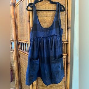 Free People Madelyn Plaid Mini Dress